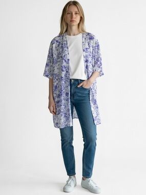 Dear Scarlett Floral Print Kimono Cardigan One Size New